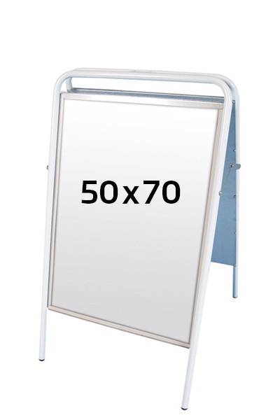 Expo Sign Kundenstopper - 50x70cm - weiß